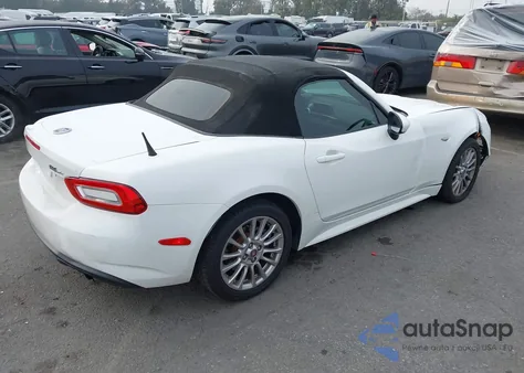 2017 Fiat 124 Spider Classica from USA, damaged, VIN JC1NFAEK2H0106334